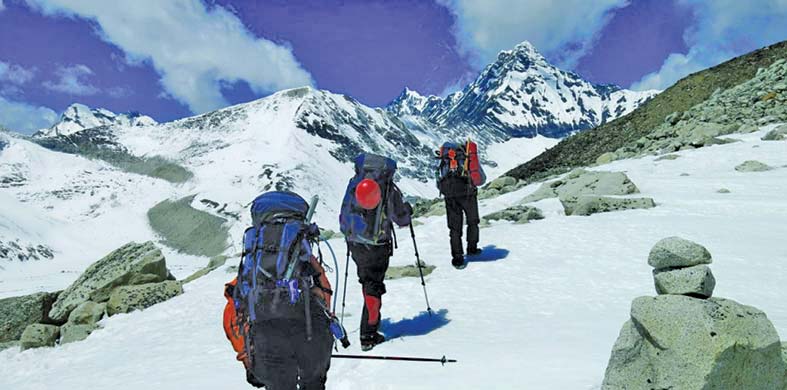Mountaineering revenue increased in Triple