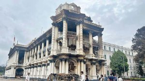 The reconstruction of Singha Durbar is complex